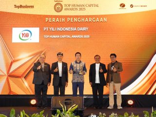 Yili Indonesia Dairy Raih Penghargaan TOP Human Capital Awards 2025, Tegaskan Komitmen terhadap Pengembangan SDM