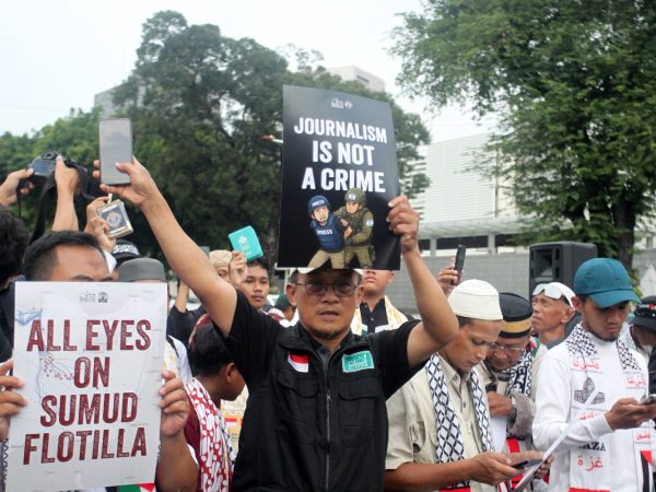 AWG Sambut Kepulangan Delegasi Indonesia Global Sumud Flotilla 2.0