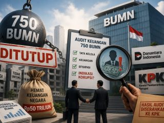 Danantara Audit 750 BUMN Merugi, Dugaan Korupsi Bakal Diserahkan ke KPK