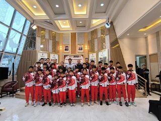 Dilepas Kemenpora, Bintang Sinaga Bertekad Bawa Tim Garuda Muda Indonesia Jadi Terbaik pada Turnamen di Vietnam
